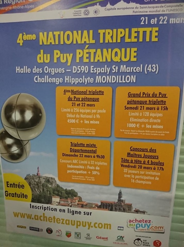 National du PUY EN VELAY. National du PUY EN VELAY.