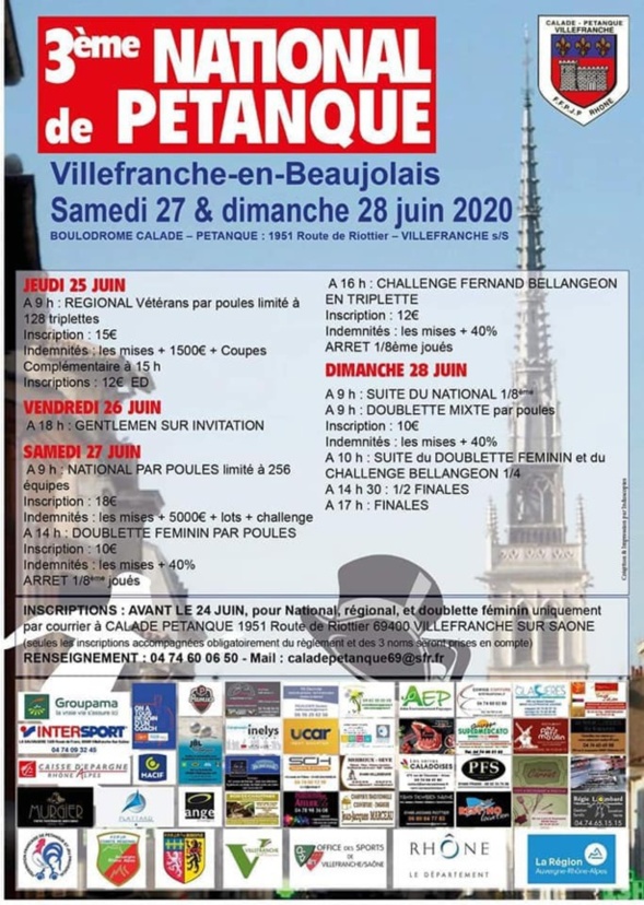 National de VILLEFRANCHE SUR SAONE.