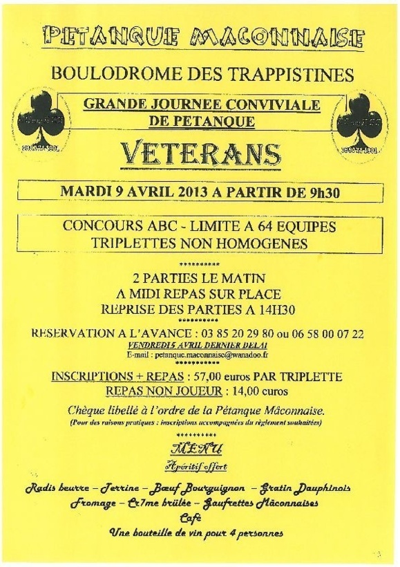 Journée vétérans à MACON. Journée vétérans à MACON.