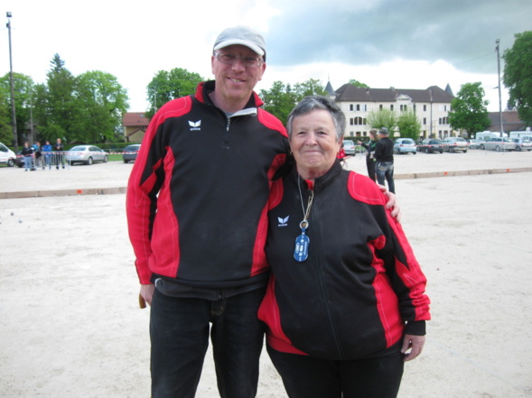 Résultats championnat de l'Ain doublette mixte.