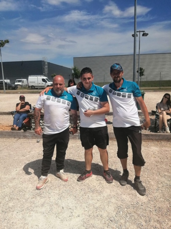 Seb, Dylan et Sylvain : Vice-champions de l'Ain Promotion !!!