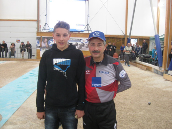 Tyson MOLINAS 16 ans le plus jeune de la compétition et Christian FAZZINO le moins jeune Tyson MOLINAS 16 ans le plus jeune de la compétition et Christian FAZZINO le moins jeune