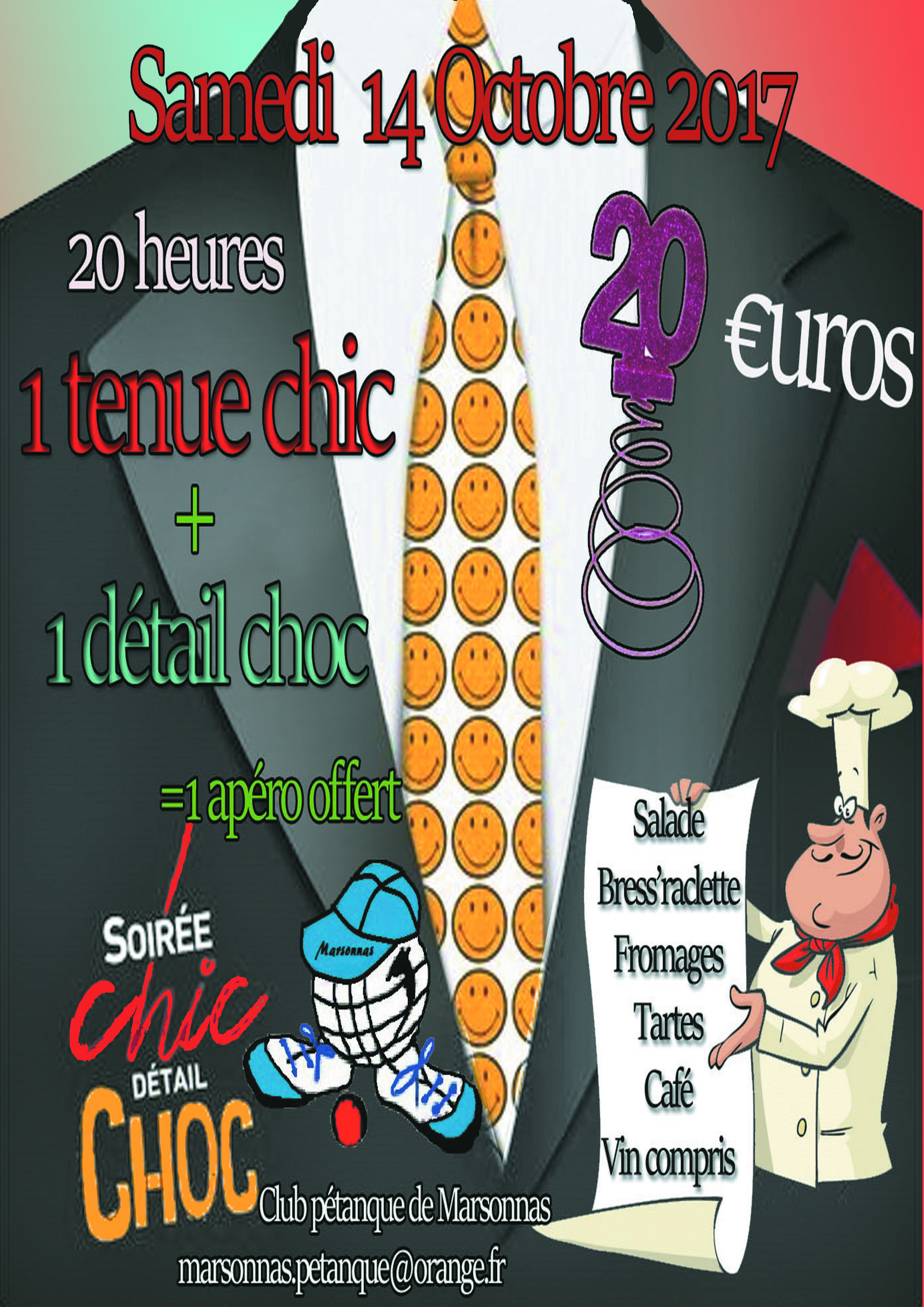 Soirée festive à MARSONNAS. Soirée festive à MARSONNAS.