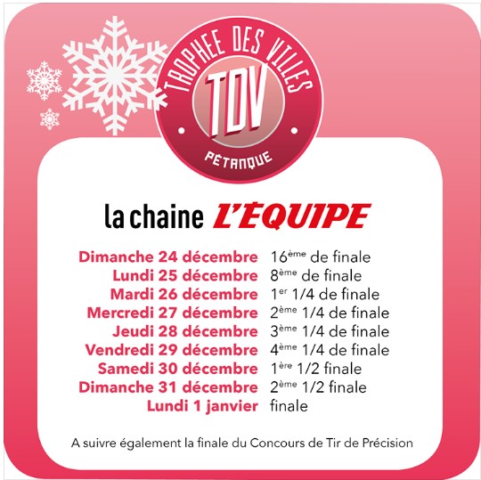Diffusion du trophée des villes 2017 sur l'EQUIPE TV Diffusion du trophée des villes 2017 sur l'EQUIPE TV