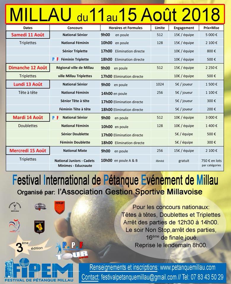 Pour les inconditionnels de MILLAU. Pour les inconditionnels de MILLAU.