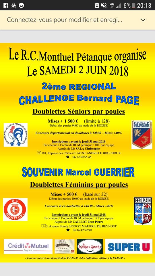 2ème REGIONAL de MONTLUEL 2ème REGIONAL de MONTLUEL