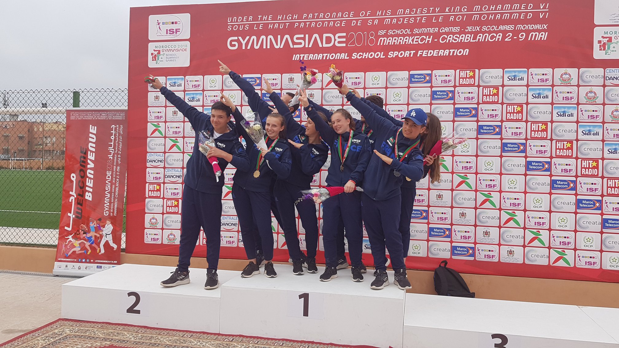 Des médailles en sport scolaire. Des médailles en sport scolaire.