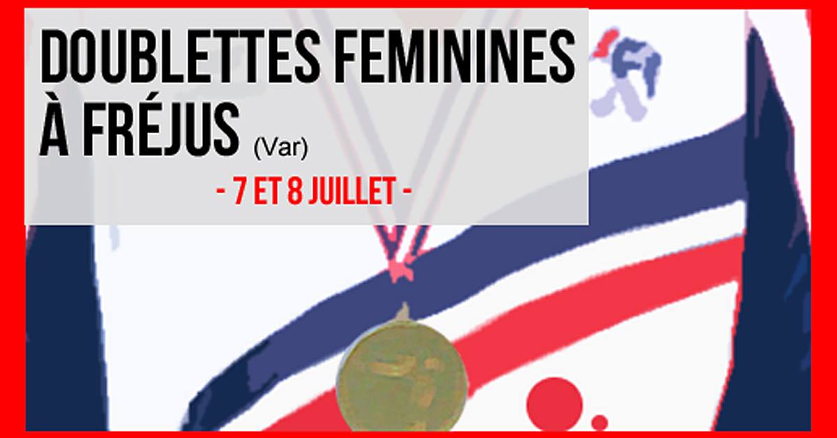 Championnat de France doublette féminin.