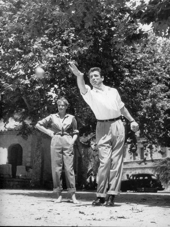 Simone SIGNORET et Yves MONTAND