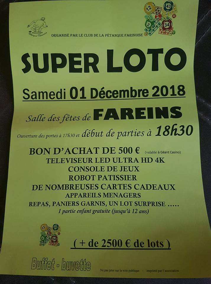 Loto 2018.