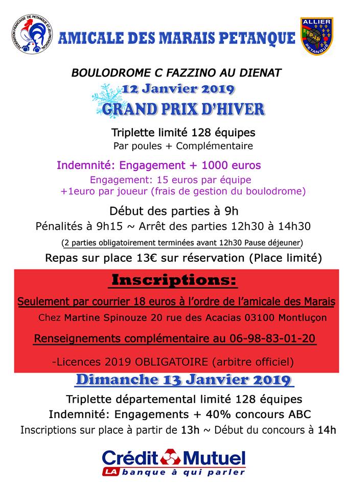 Grand prix de MONTLUCON 2019.