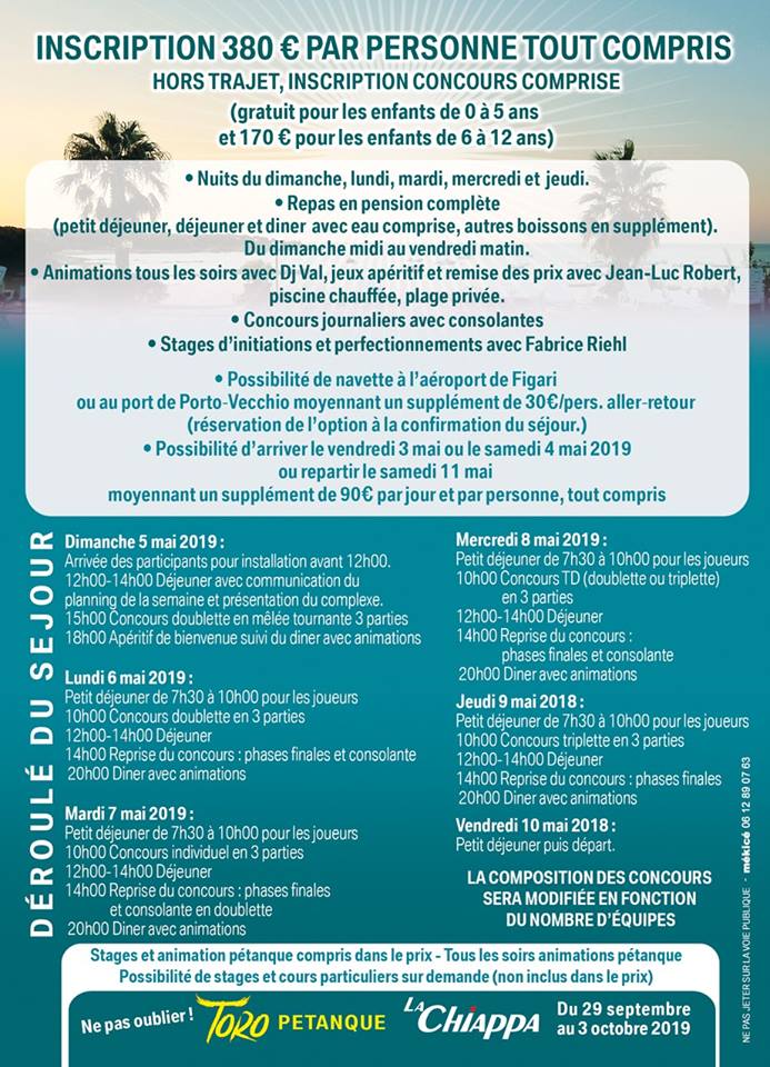 La chappia 2019. La chappia 2019.