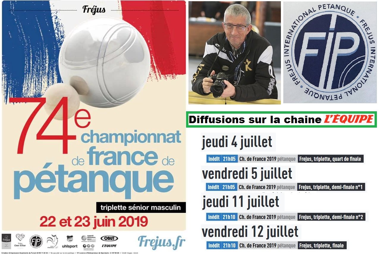 Championnat de France triplette masculin sur l'EQUIPE TV Championnat de France triplette masculin sur l'EQUIPE TV