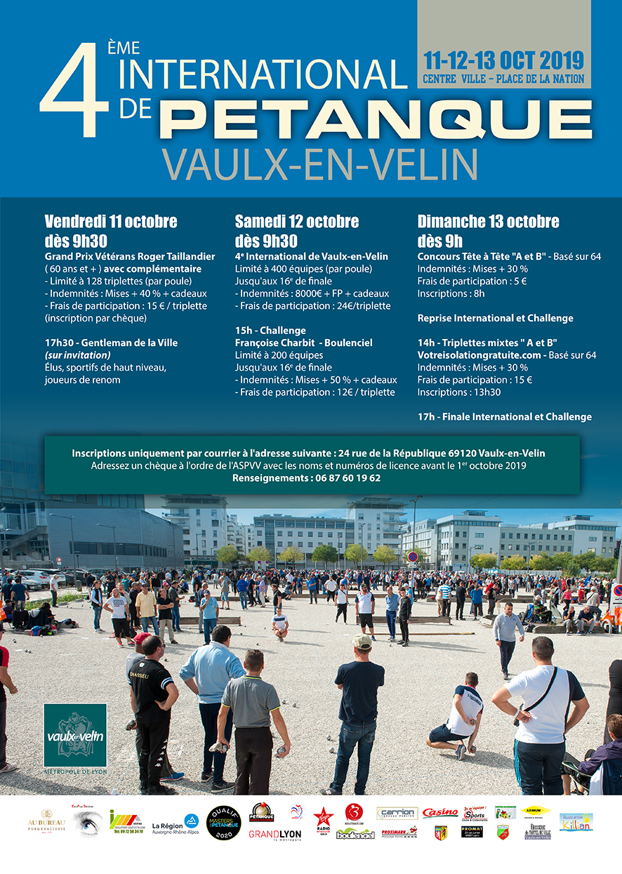 Nouvelle modification pour VAULX EN VELIN. Nouvelle modification pour VAULX EN VELIN.