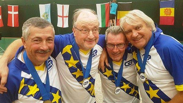 Champion d’Europe triplette vétérans Champion d’Europe triplette vétérans