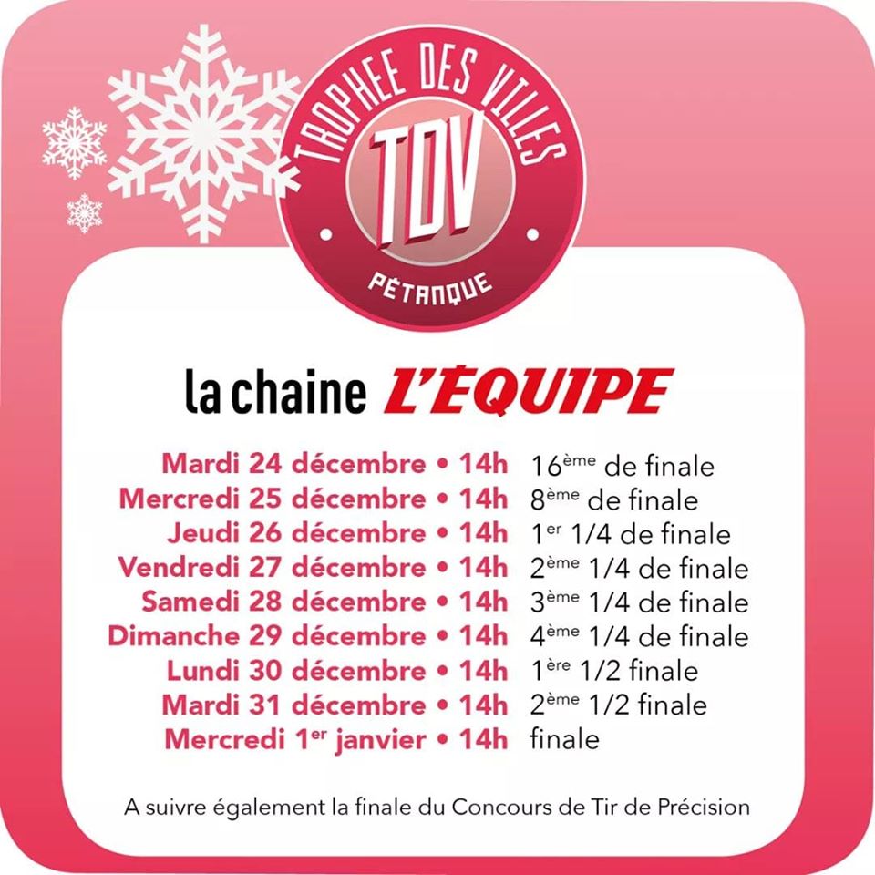 Le trophée des villes sur l'EQUIPE TV.