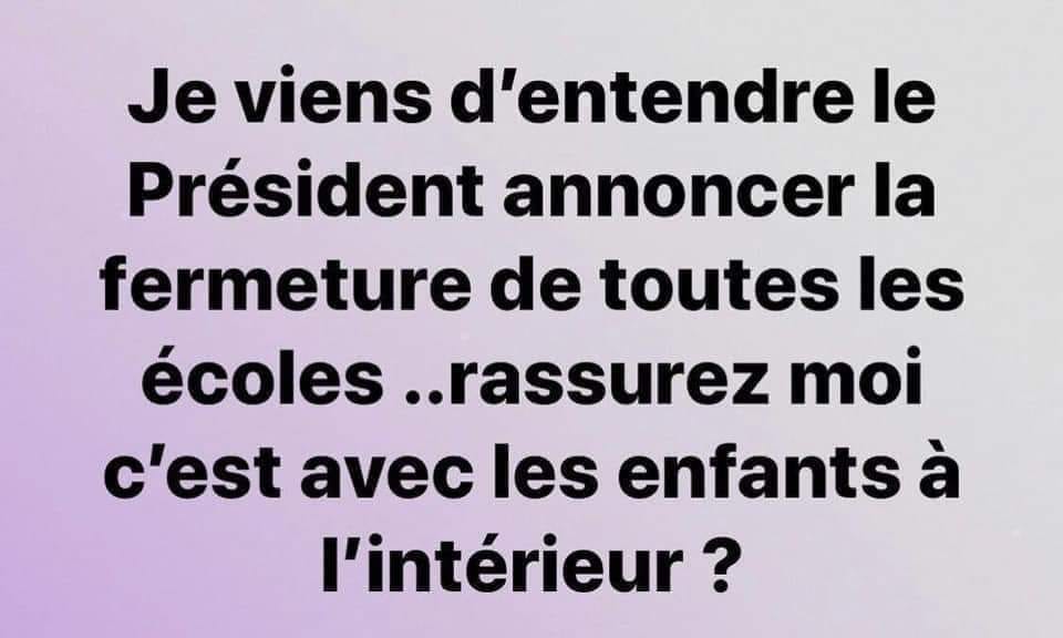 Les perles du net sur le confinement  n°41