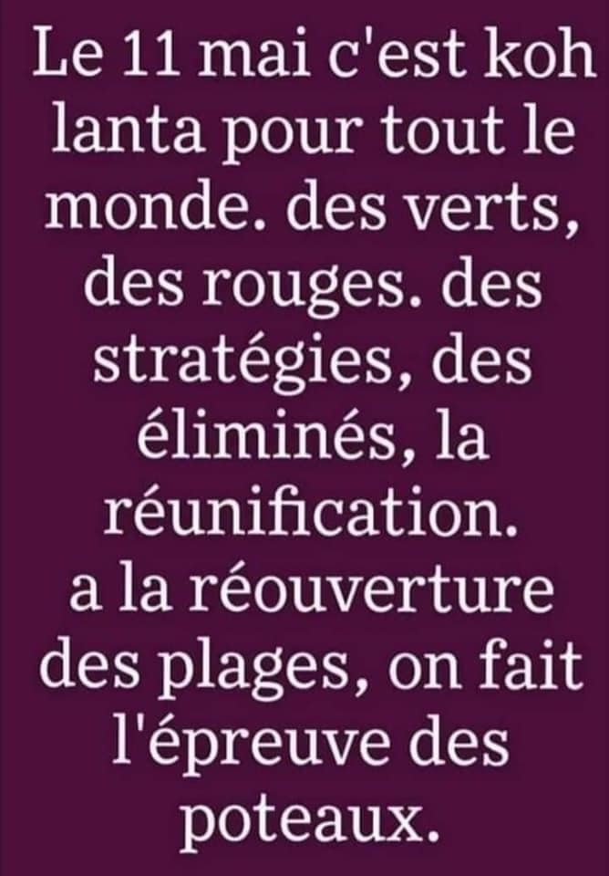 Les perles du net sur le confinement n°65 Les perles du net sur le confinement n°65