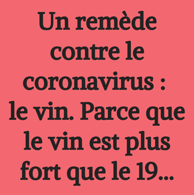 Les perles du net sur le confinement  n°78