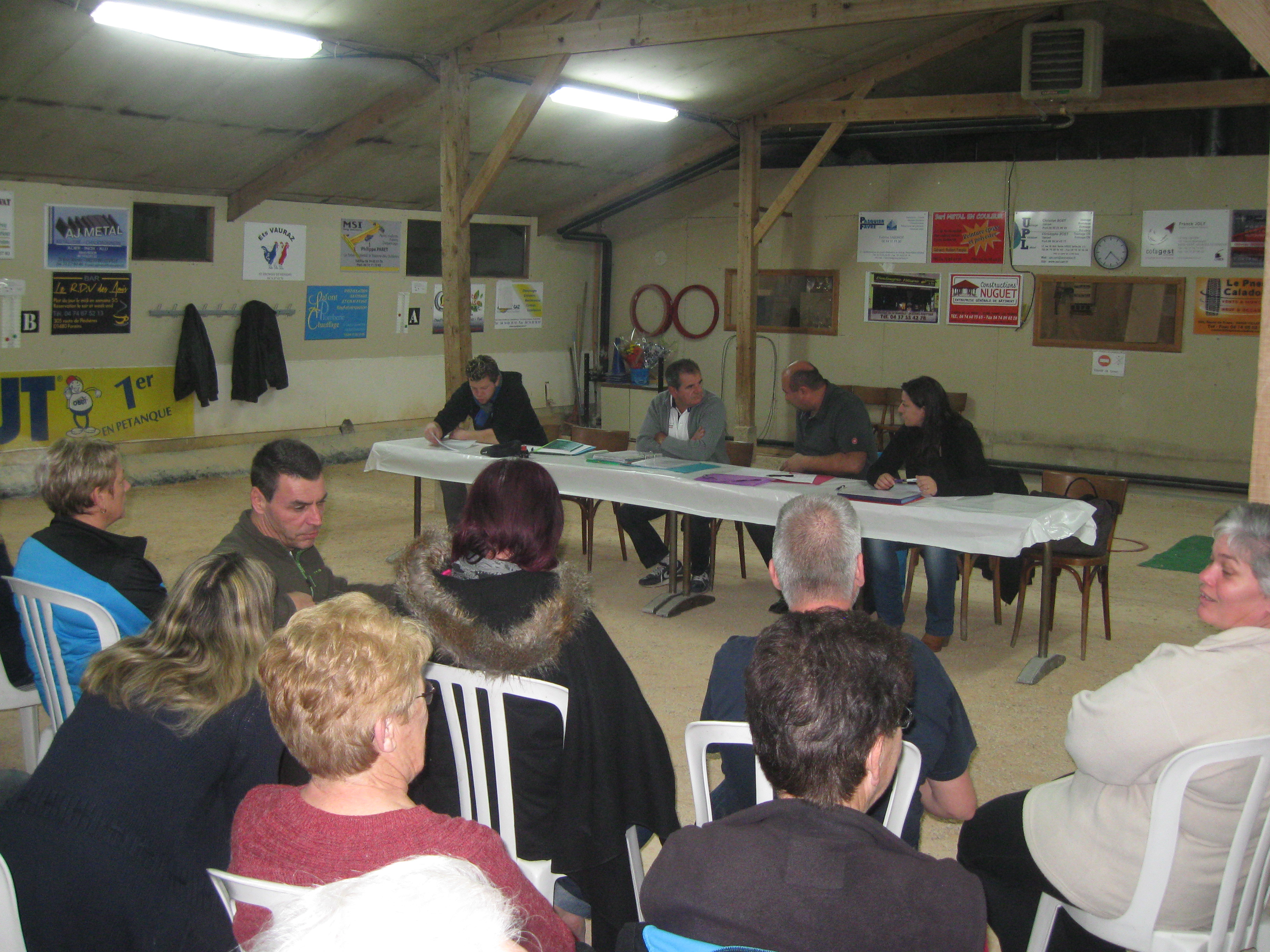 Assemblée générale du club.