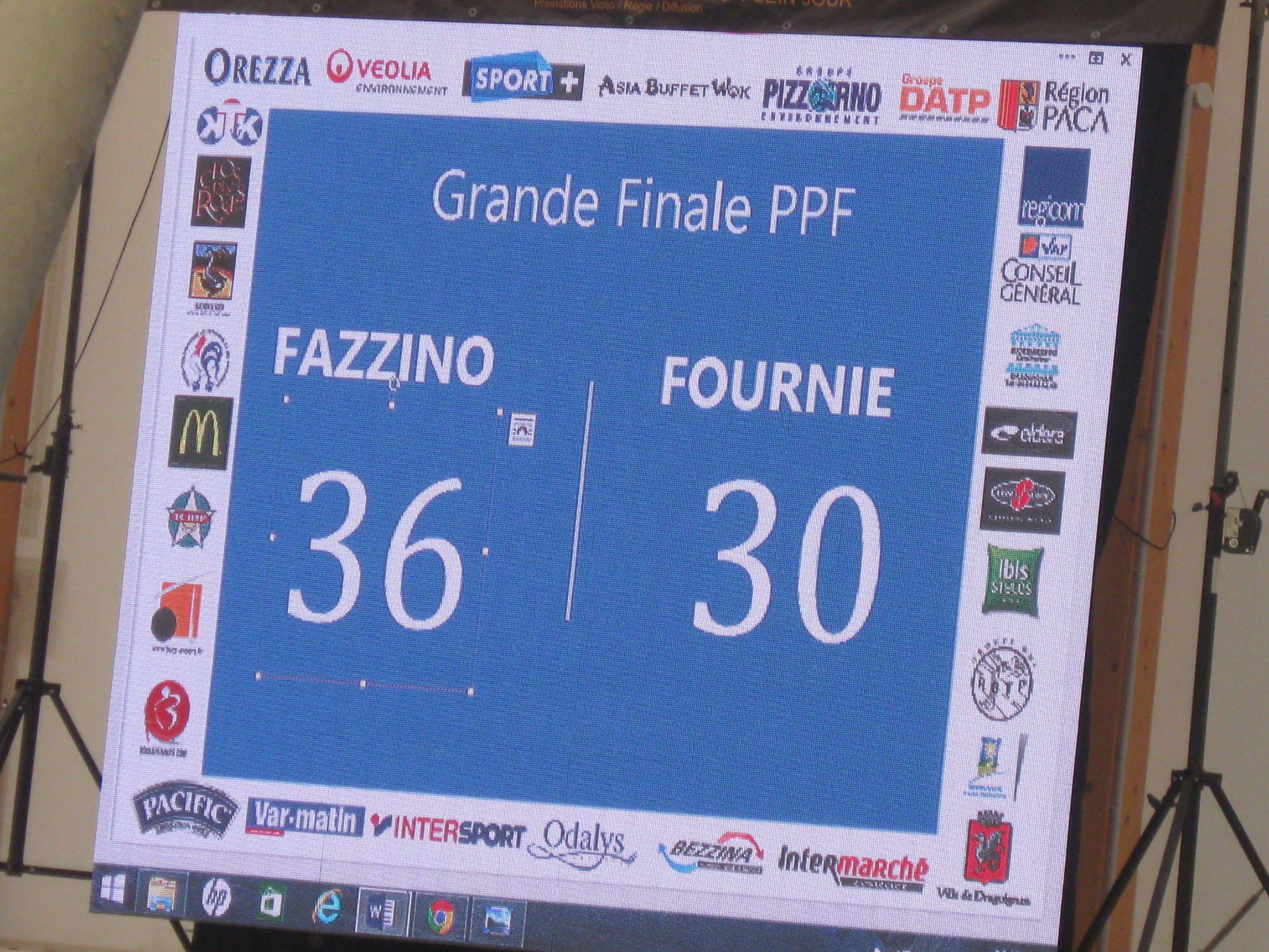3ème et dernière journée finale circuit PPF. 3ème et dernière journée finale circuit PPF.