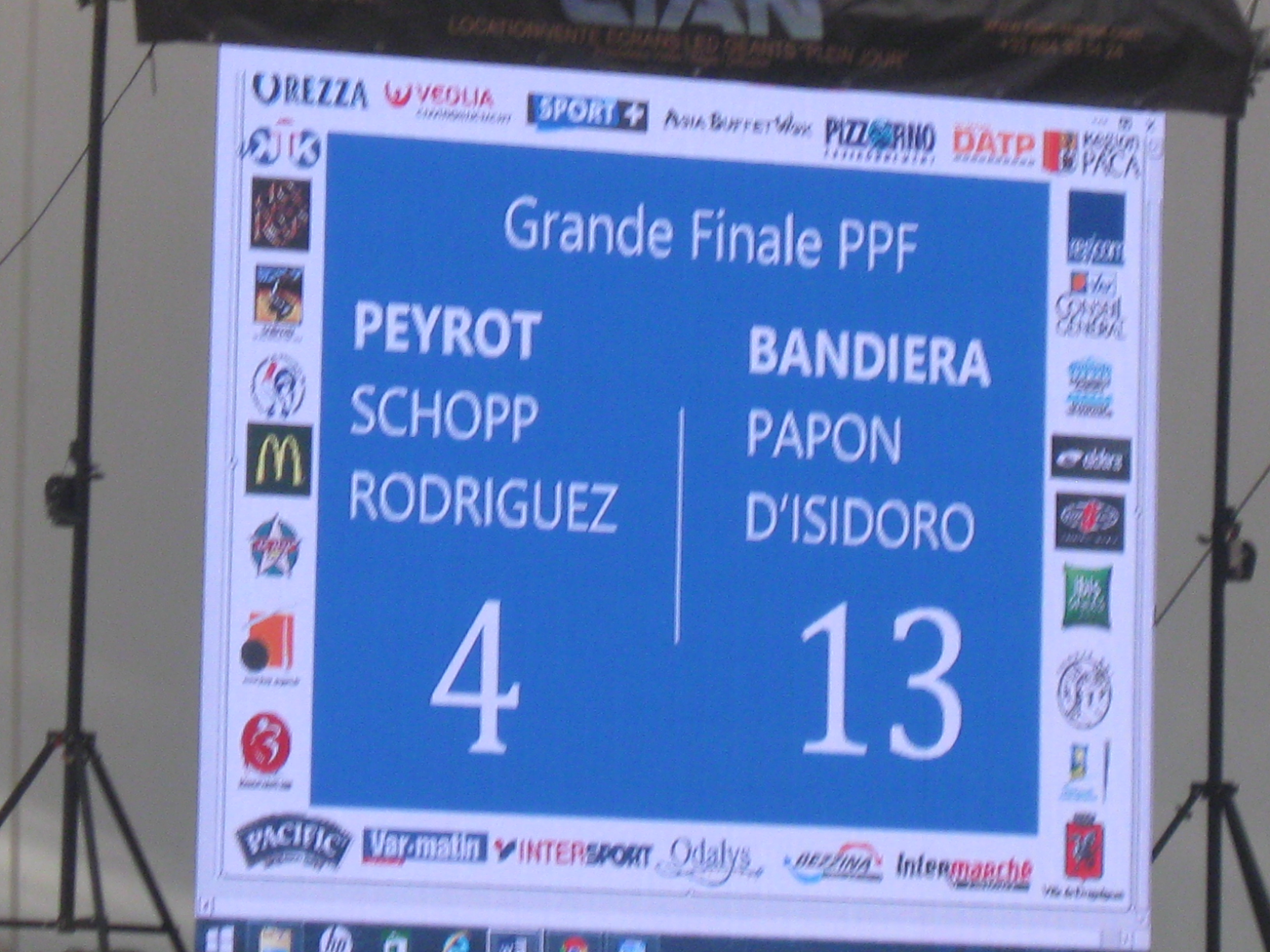 3ème et dernière journée finale circuit PPF. 3ème et dernière journée finale circuit PPF.
