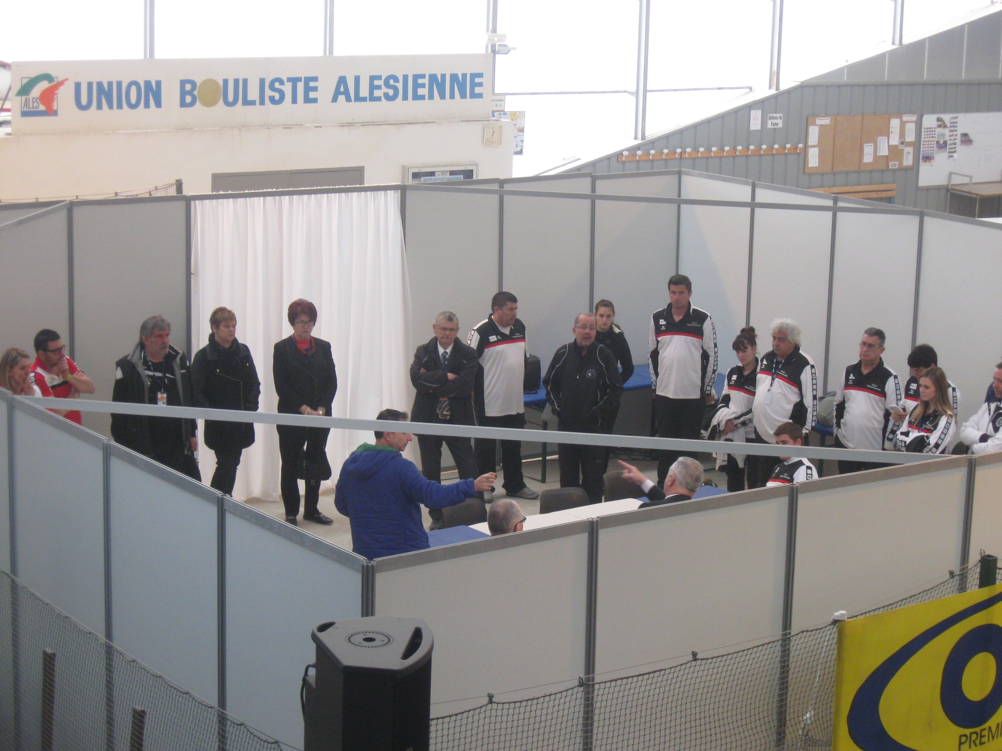 Briefing des équipes pour la présentation d'avant match Briefing des équipes pour la présentation d'avant match