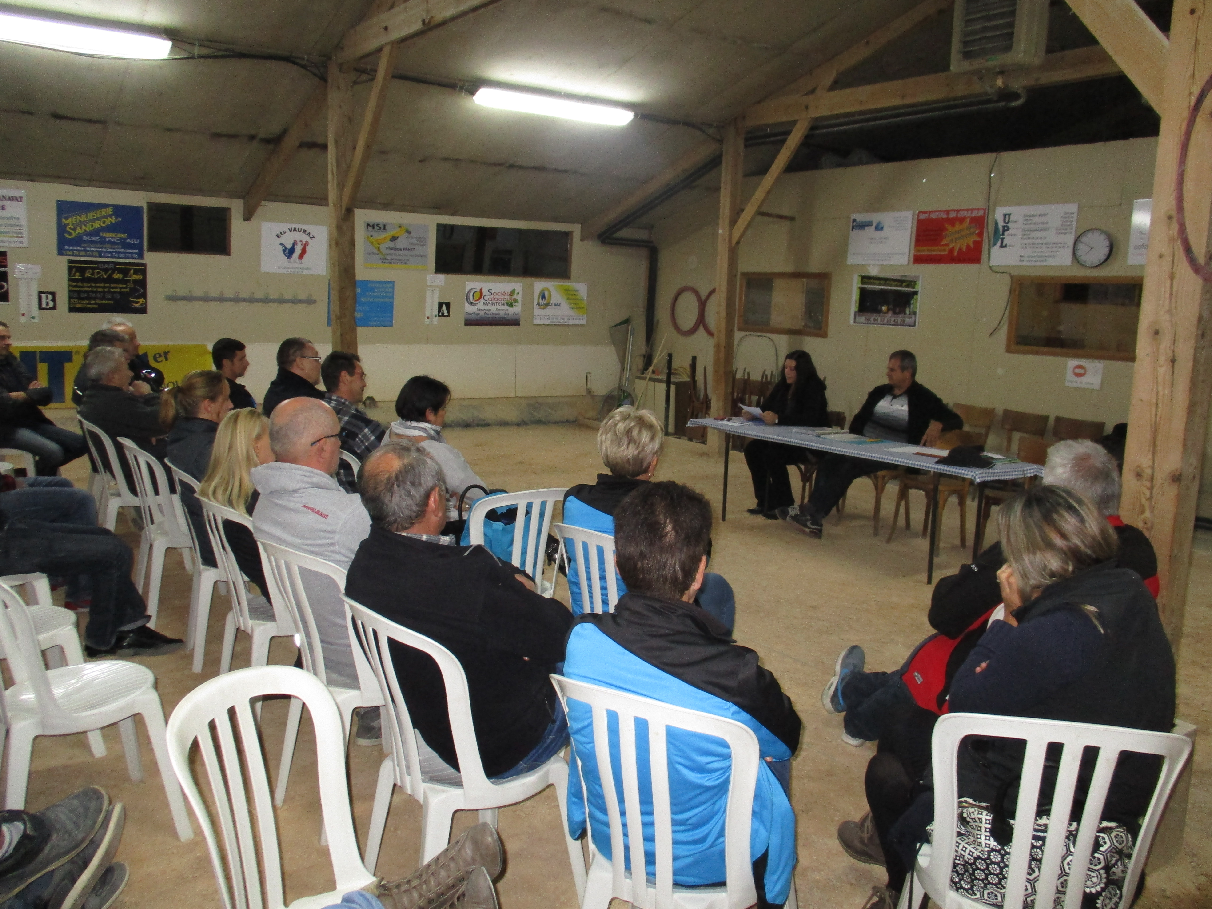 Assemblée générale du club.