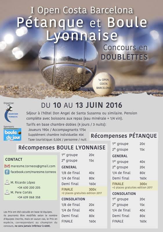 Pétanque et boule lyonnaise en ESPAGNE. Pétanque et boule lyonnaise en ESPAGNE.