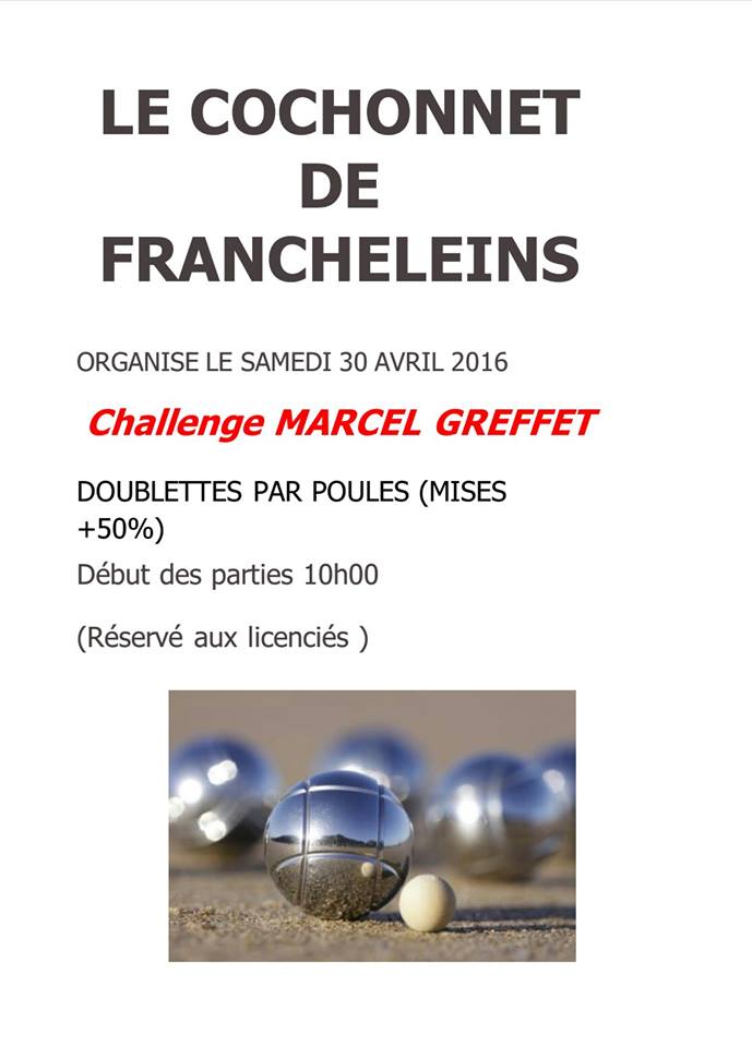 Journée pétanque à FRANCHELEINS.