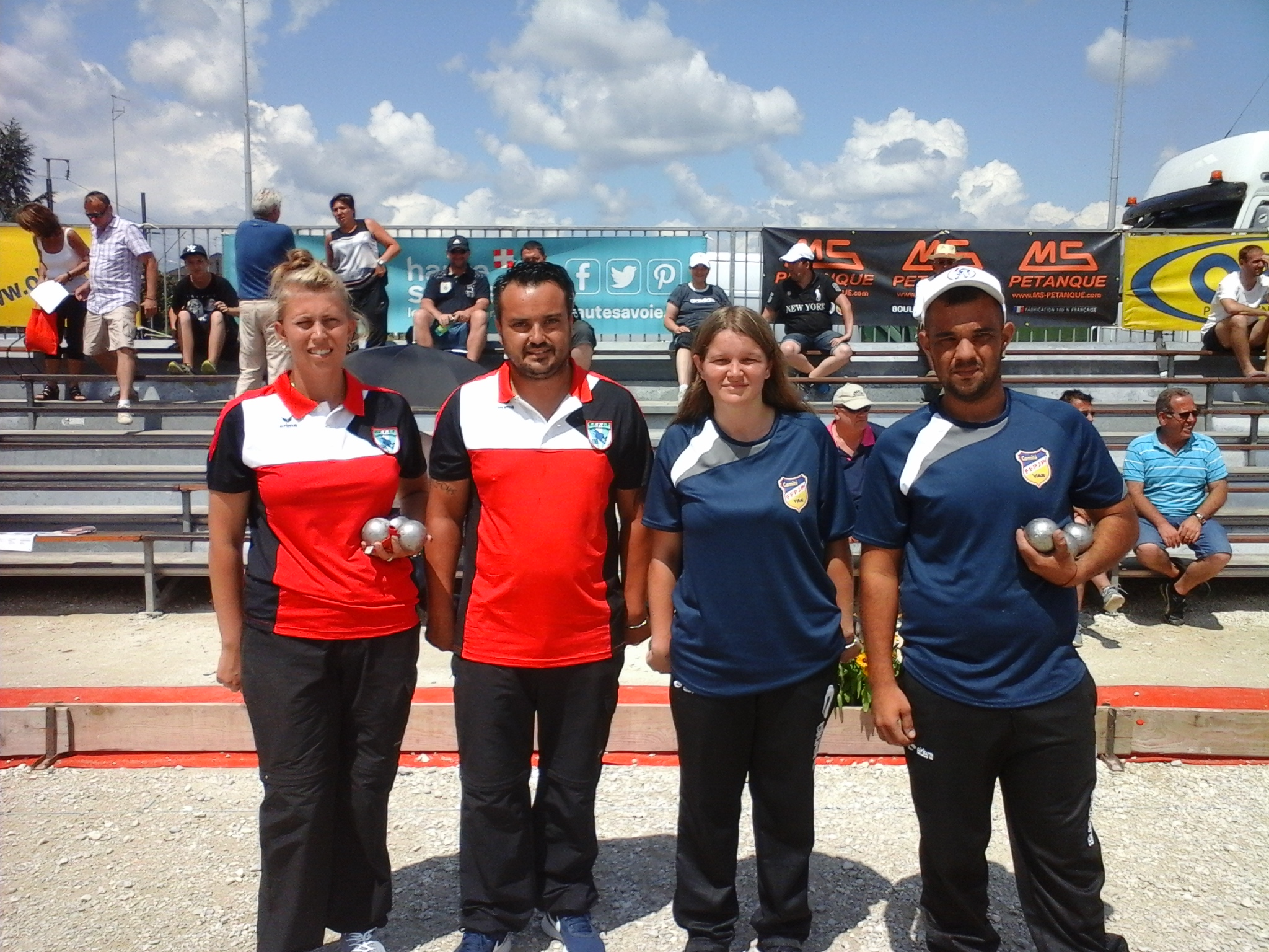 1/2 finale Charlotte DARODES / Richard FELTAIN contre Adeline MENARD / Michel HADCHADOURIAN