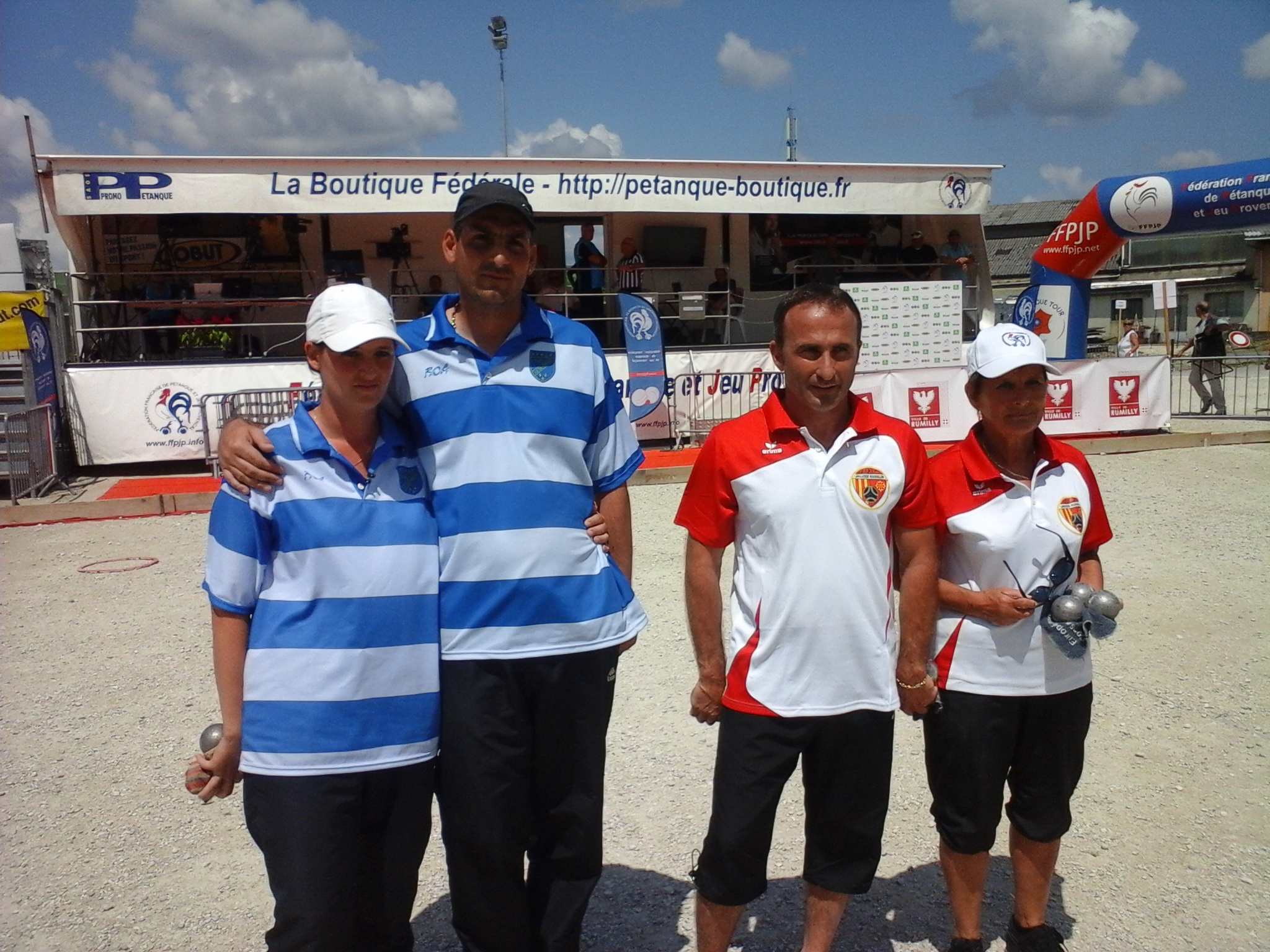 1/2 finale Adline BEIDZIECHOWSKY / Cyrille LAURENT contre SANCHEZ Jean François / Chantal LE FLOCH