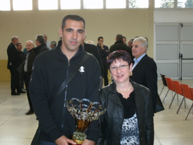 Anthony avec Brigitte, la fille de Fernand.