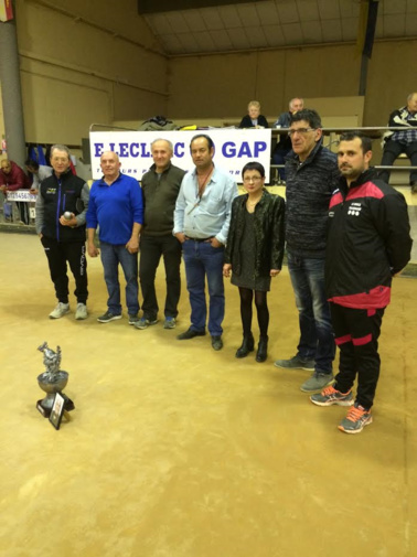 Vainqueurs et finalistes avec Brigitte, la fille de Fernand Vainqueurs et finalistes avec Brigitte, la fille de Fernand