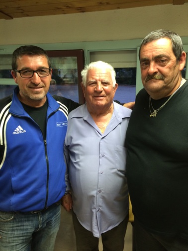 3 DES 4 VAINQUEURS, ILIE, DEDE et ETIENNE