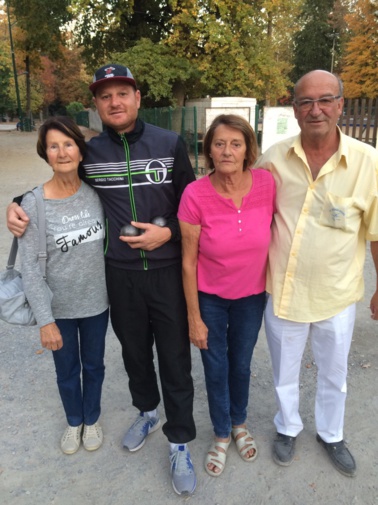 ELIANE, PETER, MALOU et ALAIN les vainqueurs