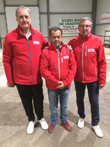nos amis laragnais Rémi, Bernard et Alain