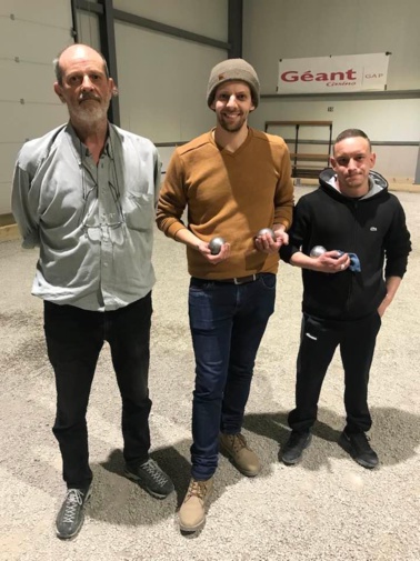 1/2 Finalistes concours B : VIGNOLO Philippe - VIGNOLO Michel - DUVAL Maxime 1/2 Finalistes concours B : VIGNOLO Philippe - VIGNOLO Michel - DUVAL Maxime