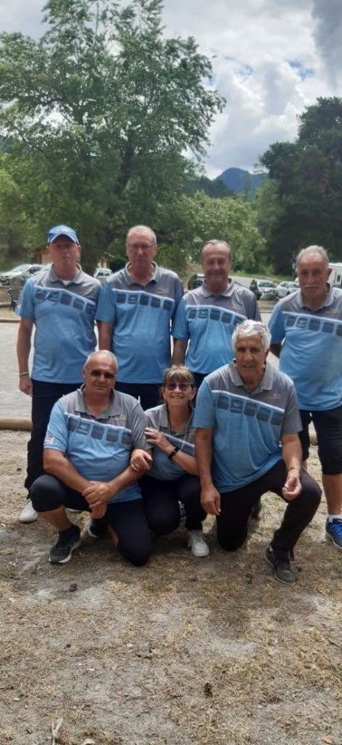 CHAMPIONNAT DEPARTEMENTAL VETERAN, L'EQUIPE DE CHARLES INESTA VICE-CHAMPIONNE 2022