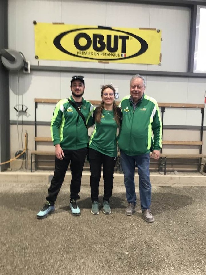 CHAMPIONNAT DE FRANCE PETANQUE DOUBLETTE MIXTE .. NOUS ARRIVONS ..