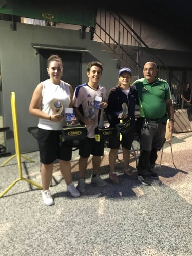MASSE-MICHEL Louise- ROCHAS Lou- MASTRAPASQUA Tom vainqueurs du 1er CRITERIUM JUNIOR de Gap et des Hautes-Alpes..