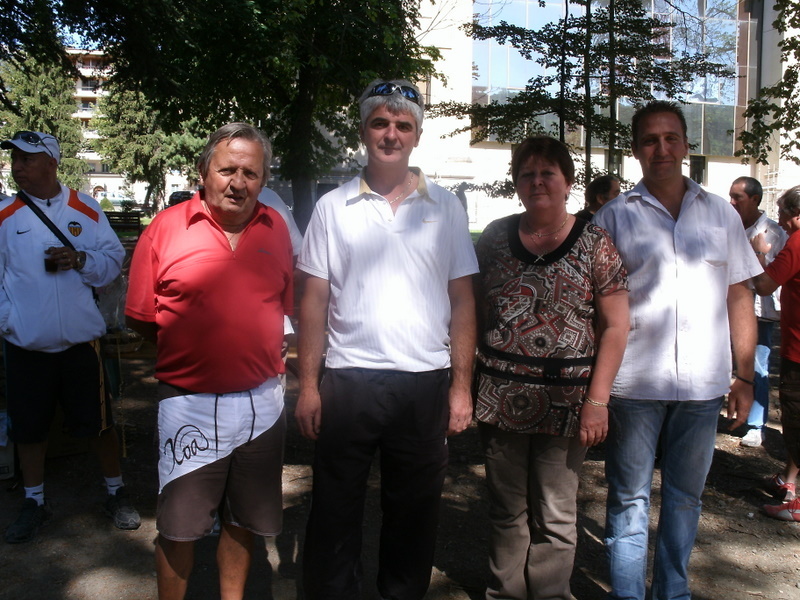 Les Vainqueurs : Alain, Patrice et Martine