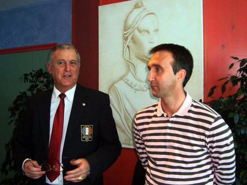 Mr Michel COSTE, représentant de la F-F-P-J-P et Laurent, le Président du CD05. Mr Michel COSTE, représentant de la F-F-P-J-P et Laurent, le Président du CD05.