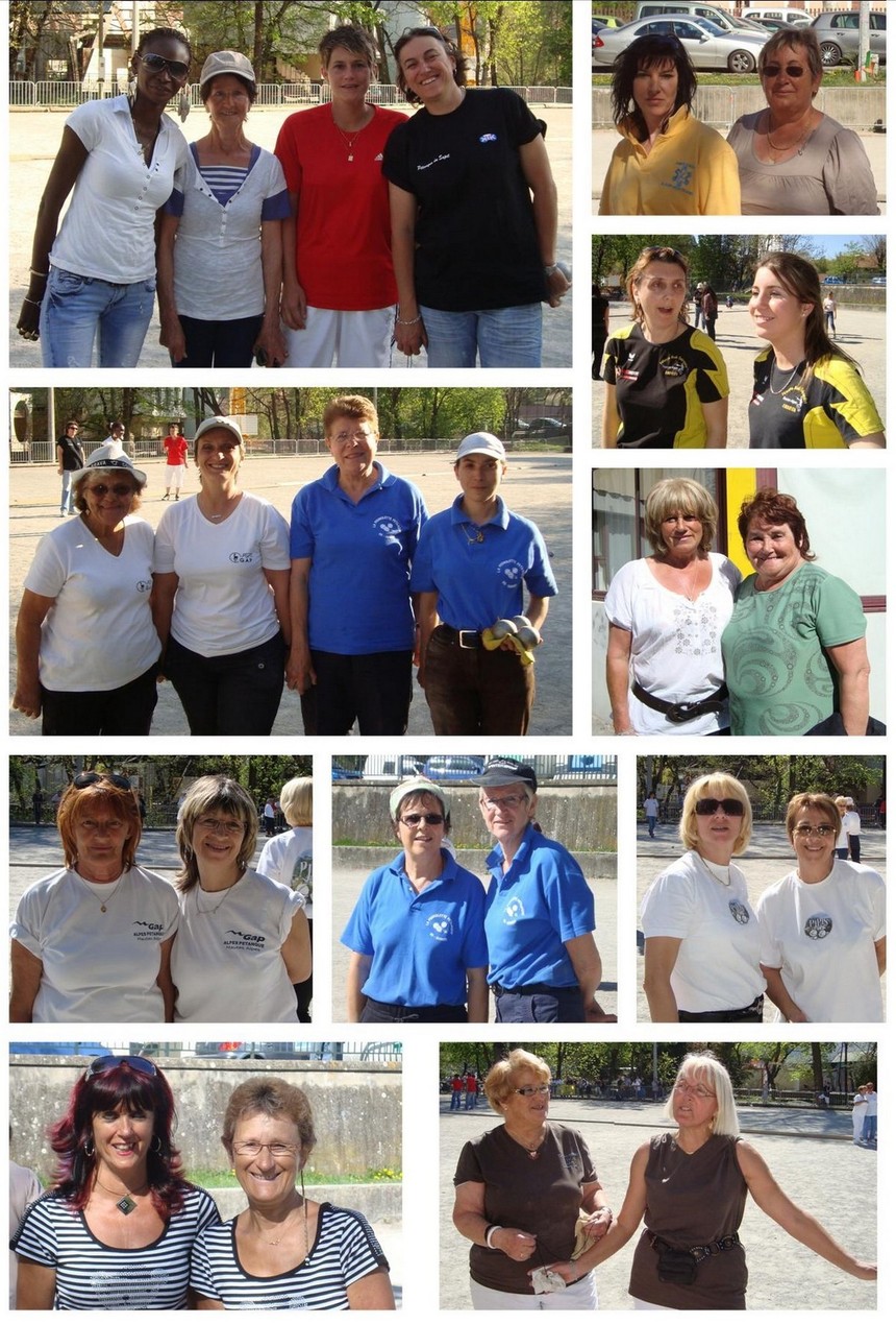 PETANQUE DOUBLETTE FEMININ : Isabelle GRECO, Tina LACROIX Championnes (GAP)