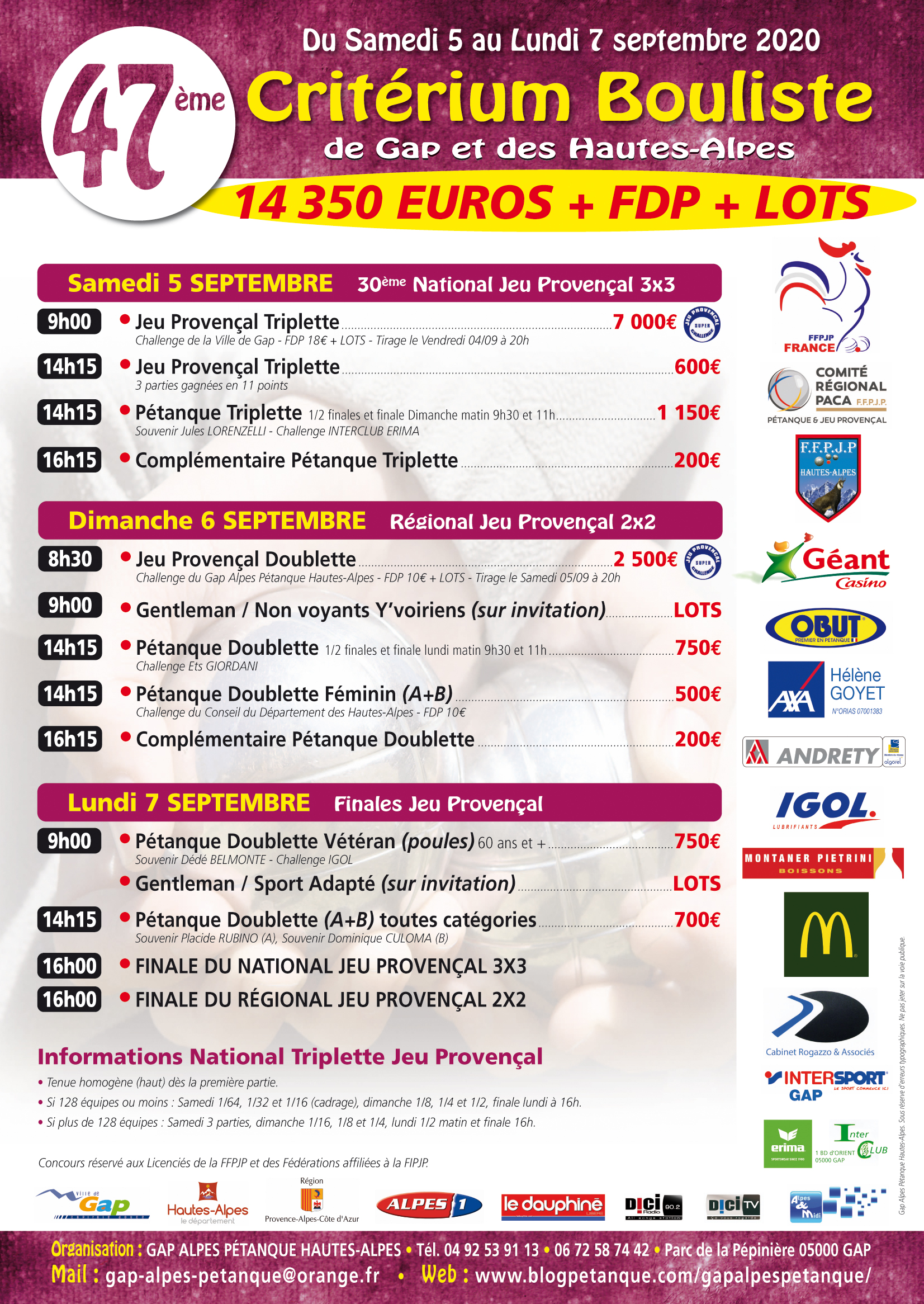 INSCRIPTIONS NATIONAL JEU PROVENCAL DE GAP... ANNULE... ANNULE... ANNULE... INSCRIPTIONS NATIONAL JEU PROVENCAL DE GAP... ANNULE... ANNULE... ANNULE...