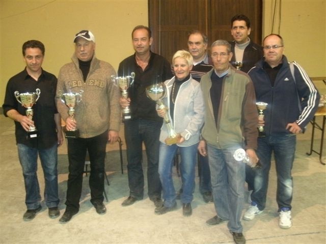 Remise des trophés par Mary THIERS aux vainqueurs et finalistes du Concours A