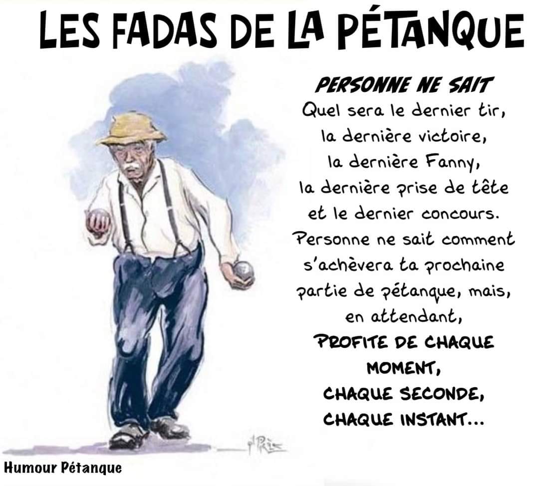 LES FADAS DE LA PETANQUE : AMITIE AVANT TOUT...