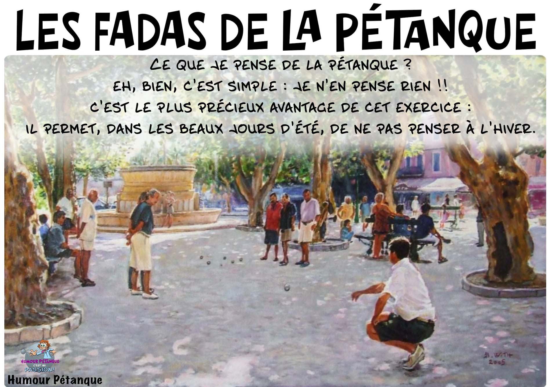 LES FADAS DE LA PETANQUE : AMITIE AVANT TOUT...