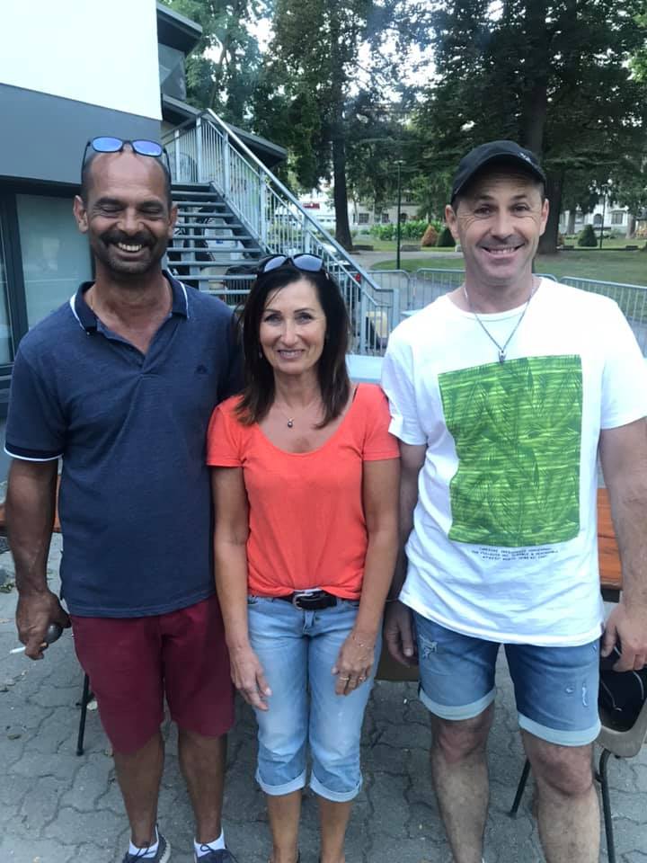 Brigitte AUGIER - Jean-Louis LACROIX - Medhy PANIER demi-finaliste du A Brigitte AUGIER - Jean-Louis LACROIX - Medhy PANIER demi-finaliste du A