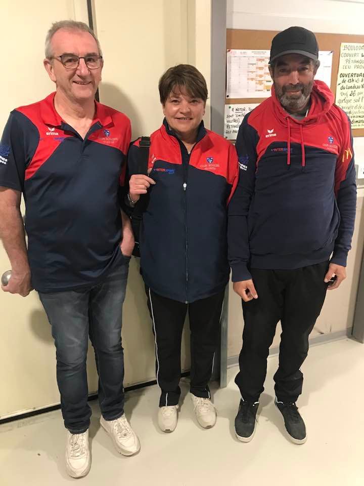 Equipe homogène composée de 3 joueurs de PELLEAUTIER